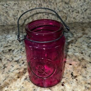 Hot Pink. Jar vase.
